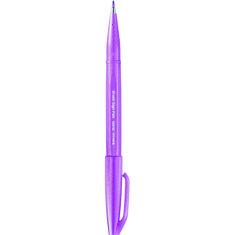 4902506365064-Pentel Sign pen - Feutre pinceau à pointe souple - mauve-P_400001334_1-0