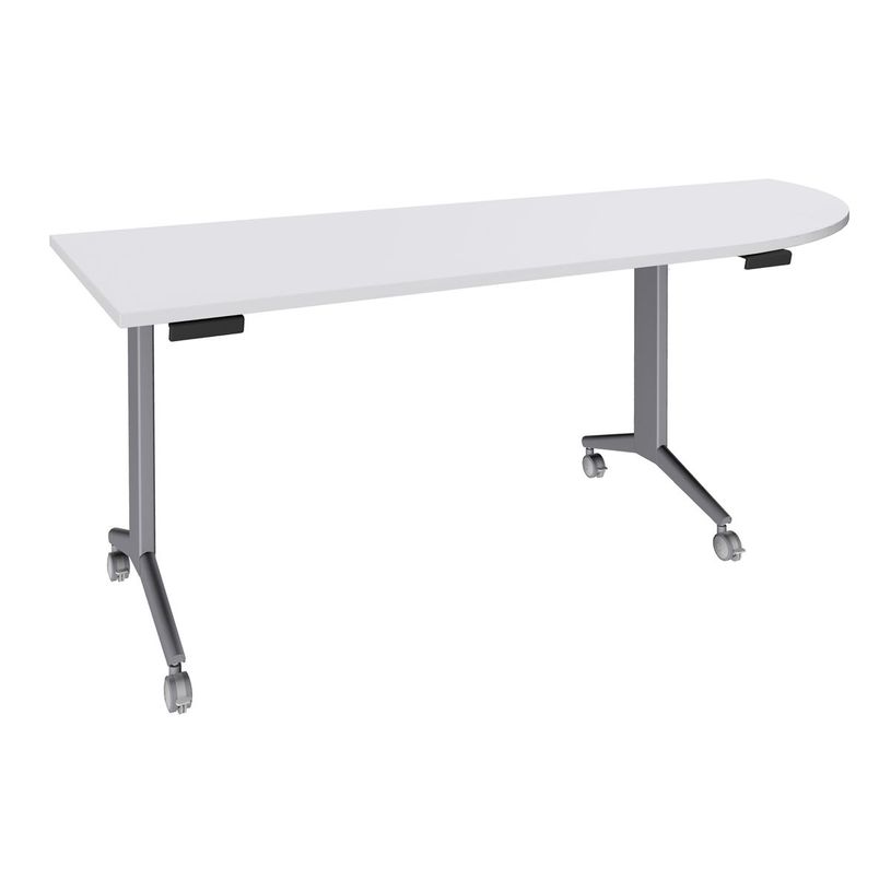 3253310160422-Table de réunion abattantes angle à droite - L200 x P80 cm - pied alu - plateau blanc pe-P_400001677_1-0