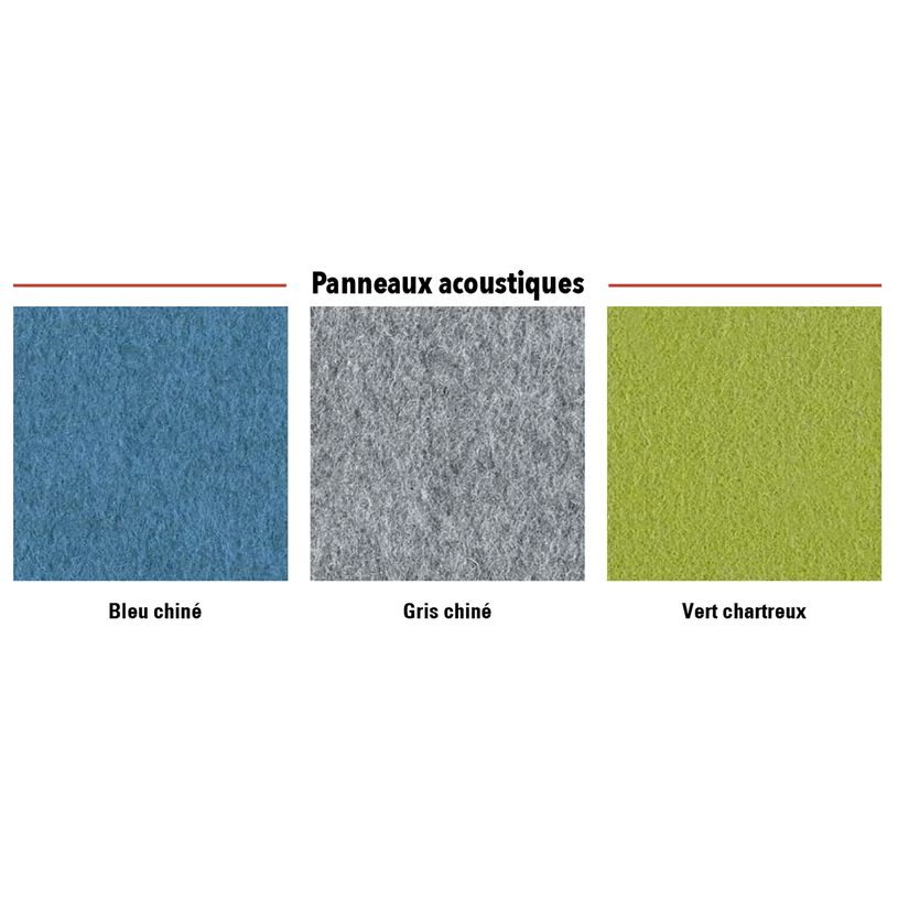 3253310170025-Banquette acoustique IN'TEAM - L170 x H 150 x P170 cm - 3 places - structure chêne clair et -P_400001898_2-1