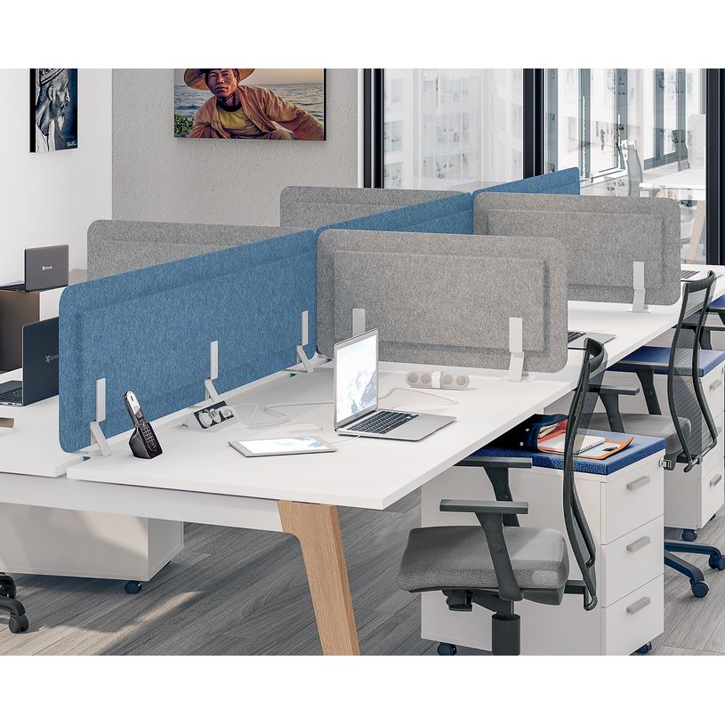 3253310169586-Écran de séparation acoustique pour bureau (sans support de fixation) - L80 x H43 cm - b-P_400001909_2-1