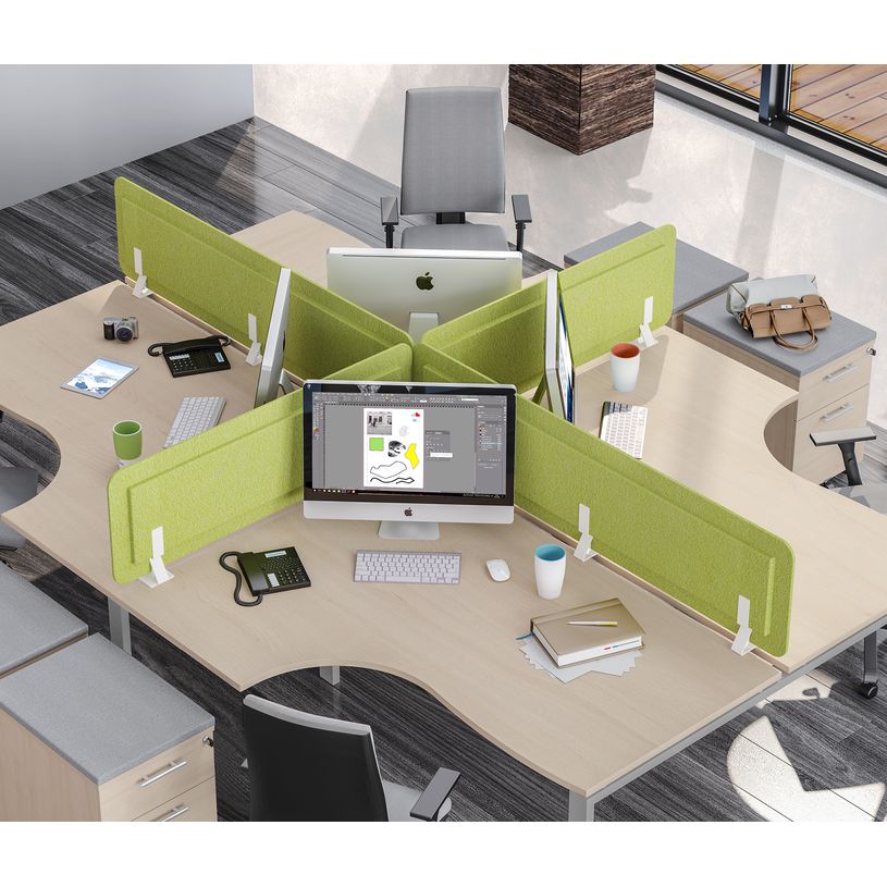 3253310169609-Écran de séparation acoustique pour bureau (sans support de fixation) - L80 x H43 cm - v-P_400001911_1-0
