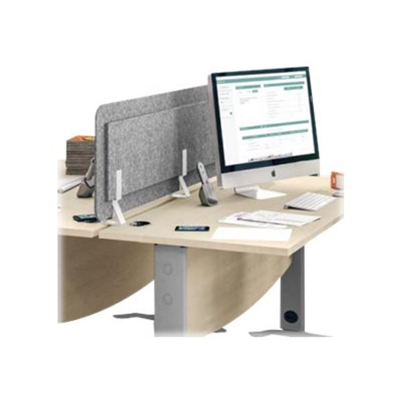 3253310169623-Écran de séparation acoustique pour bureau (sans support de fixation) - L120 x H43 cm - -P_400001913_1-0