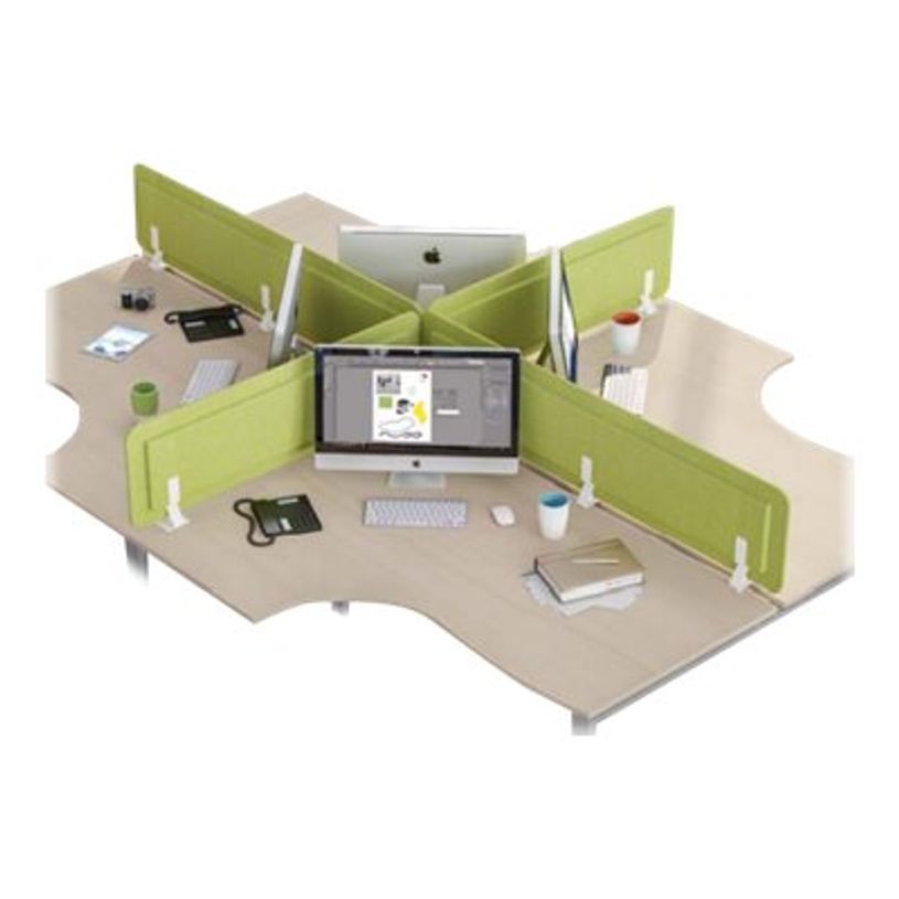 3253310169661-Écran de séparation acoustique pour bureau (sans support de fixation) - L140 x H43 cm - -P_400001917_1-0