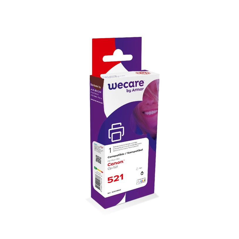 8715057012778-Cartouche compatible Canon CLI-521 - noir - Wecare-P_400003153_1-0