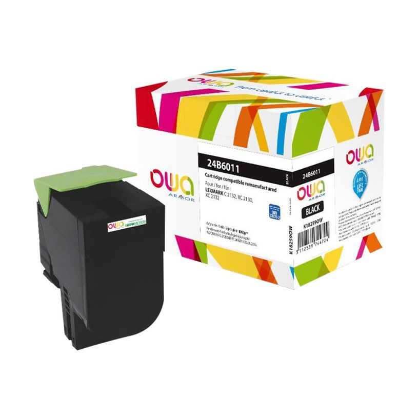 3112539744724-Cartouche laser compatible Lexmark 24B6011 - noir - Owa K18259OW-P_400003236_1-0
