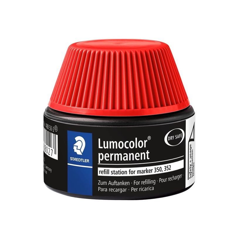 4007817488027-STAEDTLER Lumocolor - Flacon de recharge 30 ml - rouge - pour marqueurs permanents Lumocol-P_400004058_1-0