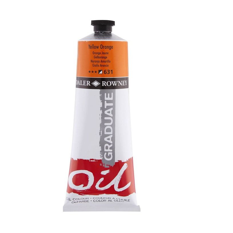 50807895-Daler-Rowney Graduate 631 - Peinture à huile - 38 ml - jaune orange-P_400005216_1-0