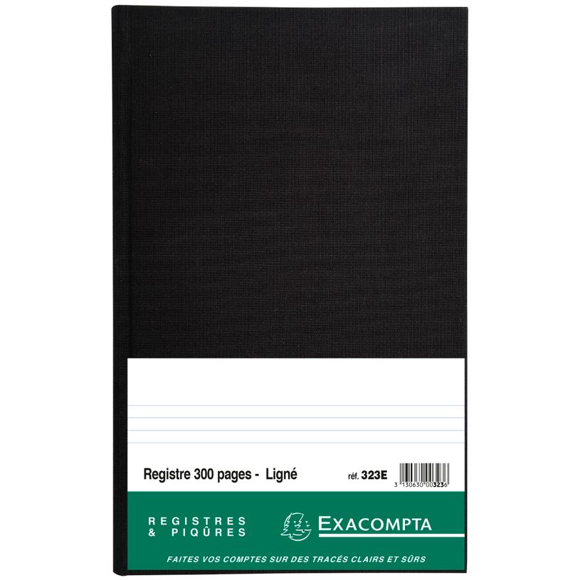 3130630003236-Exacompta - Registre ligné folioté - 36 x 22,5 cm - 300 pages-P_400005418_2-1