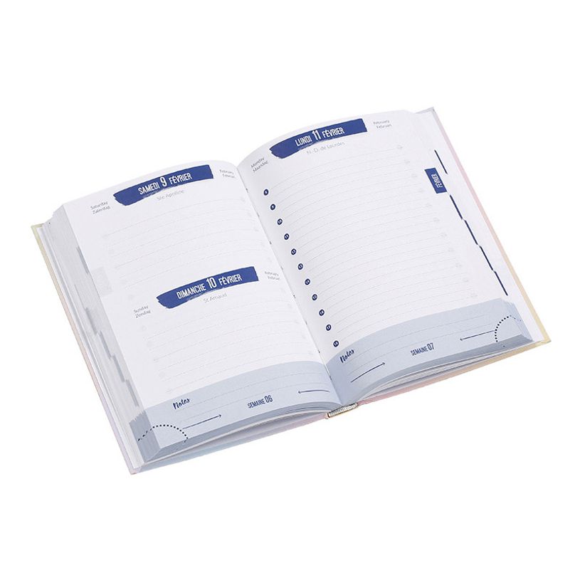 3135257142573-Agenda phosphorescent Eclipse - 1 jour par page - 12 x 17 cm - Viquel-P_400006534_5-2