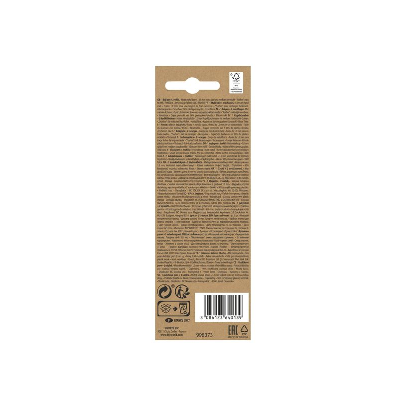 3086123640139-BIC Cristal Re'New - Stylo à bille rechargeable bleu-P_400009160_6-5
