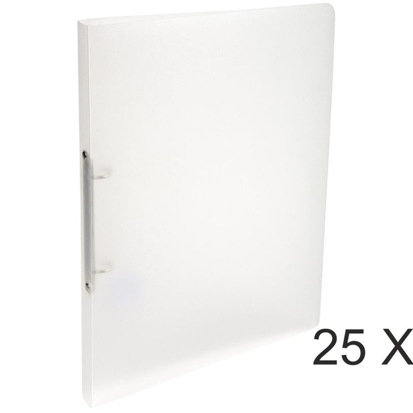 3130632541606-Exacompta Chromaline - 25 Classeurs 2 anneaux - Dos 20 mm - A4 - incolore-P_400010409_1-0