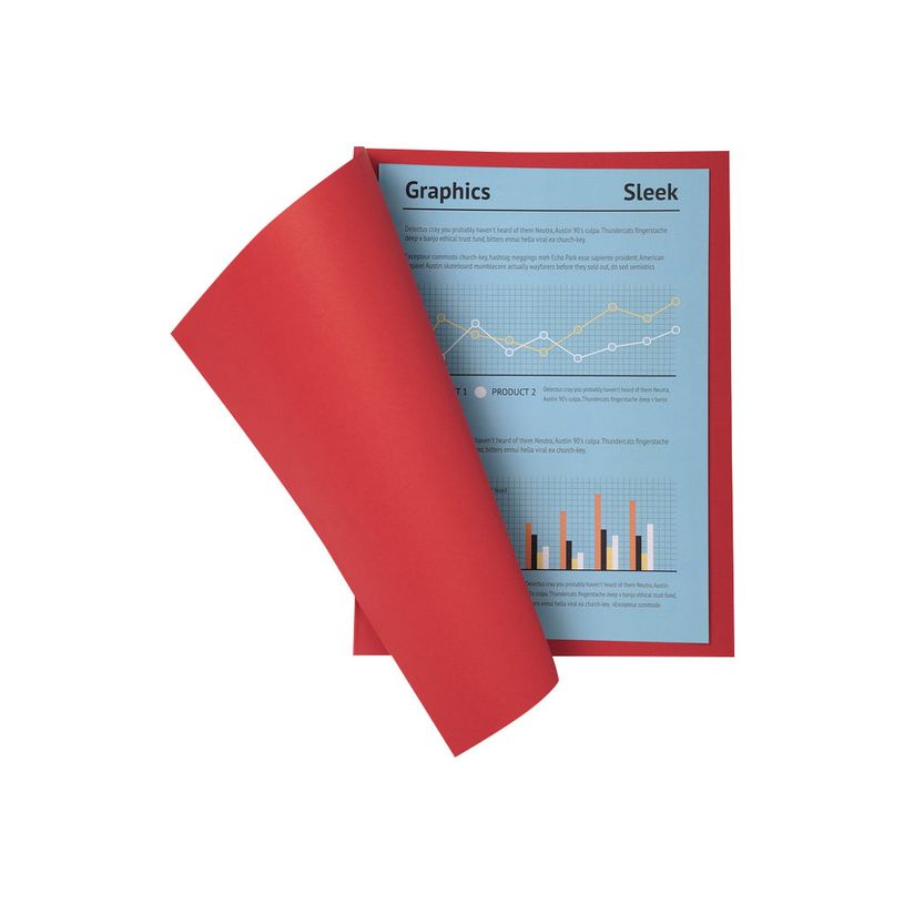 3288583301128-Exacompta Super 210 - 5 Paquets de 100 Chemises - 210 gr - rouge-P_400010877_4-2