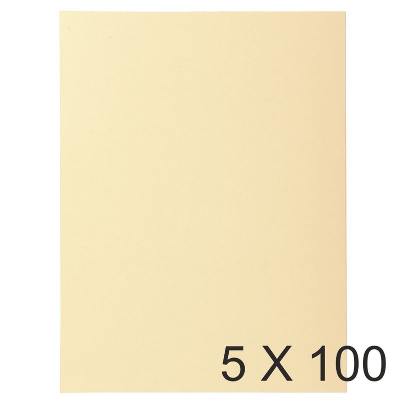3288583301258-Exacompta Super 210 - 5 Paquets de 100 Chemises - 210 gr - ivoire-P_400010879_2-0