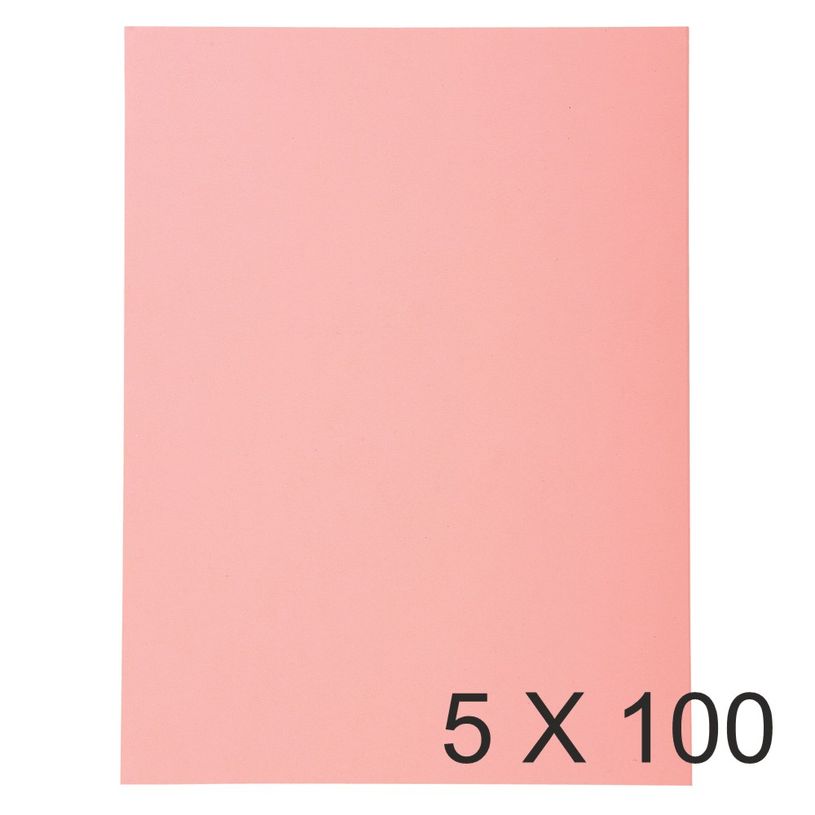 3288584201038-Exacompta Forever - 5 Paquets de 100 Chemises - 170 gr - rose-P_400010914_1-0