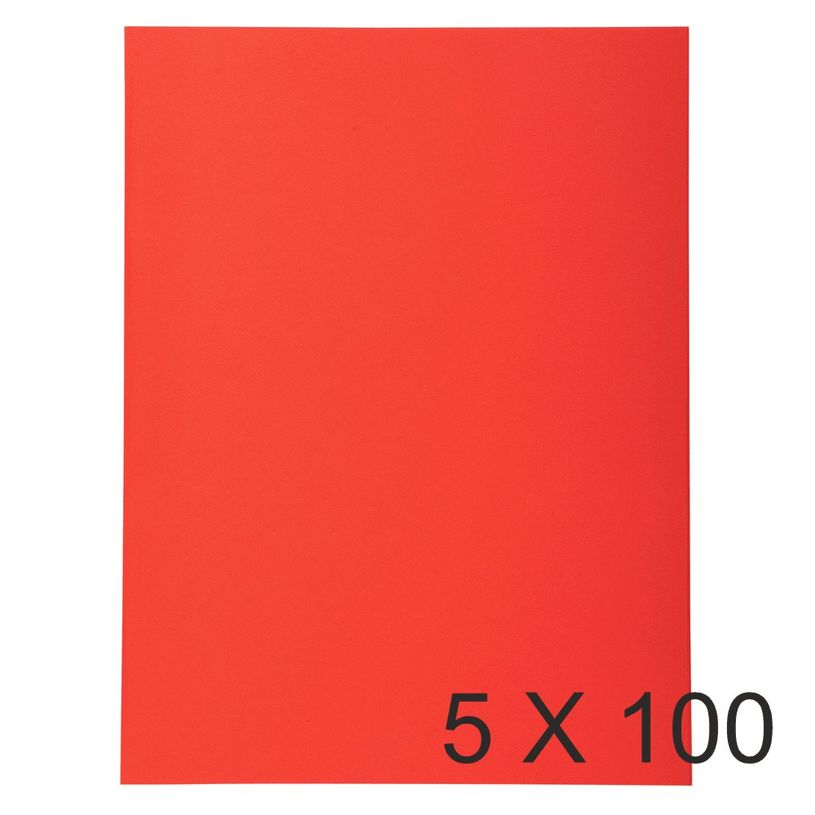 3288584201120-Exacompta Forever - 5 Paquets de 100 Chemises - 170 gr - rouge-P_400010918_1-0