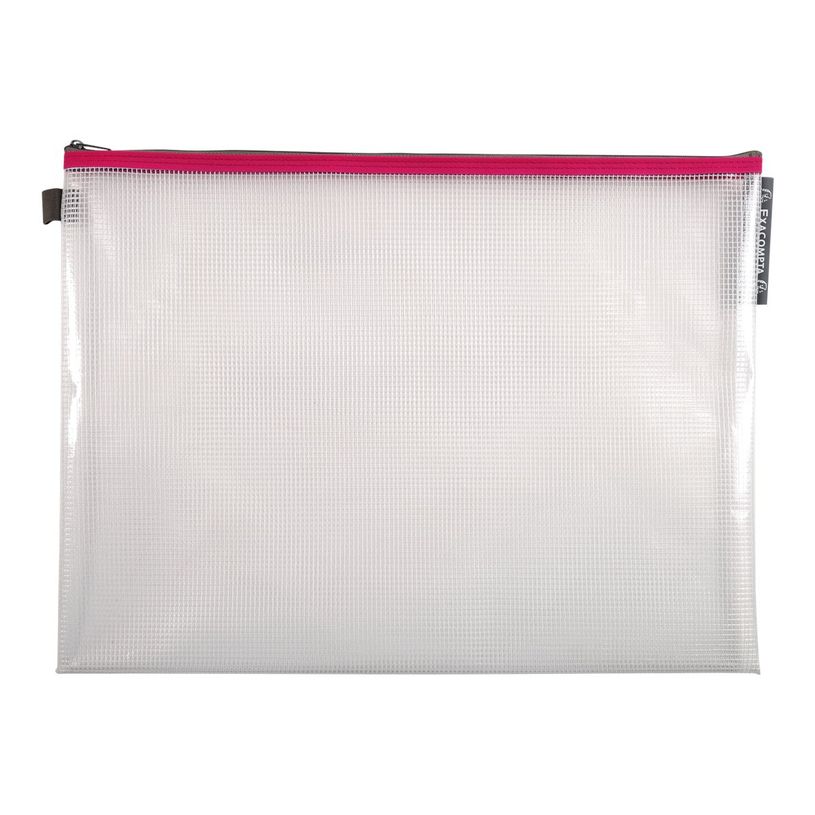 3130630341604-Exacompta - Pochette à fermeture éclair en plastique souple - A3 - disponible dans diff