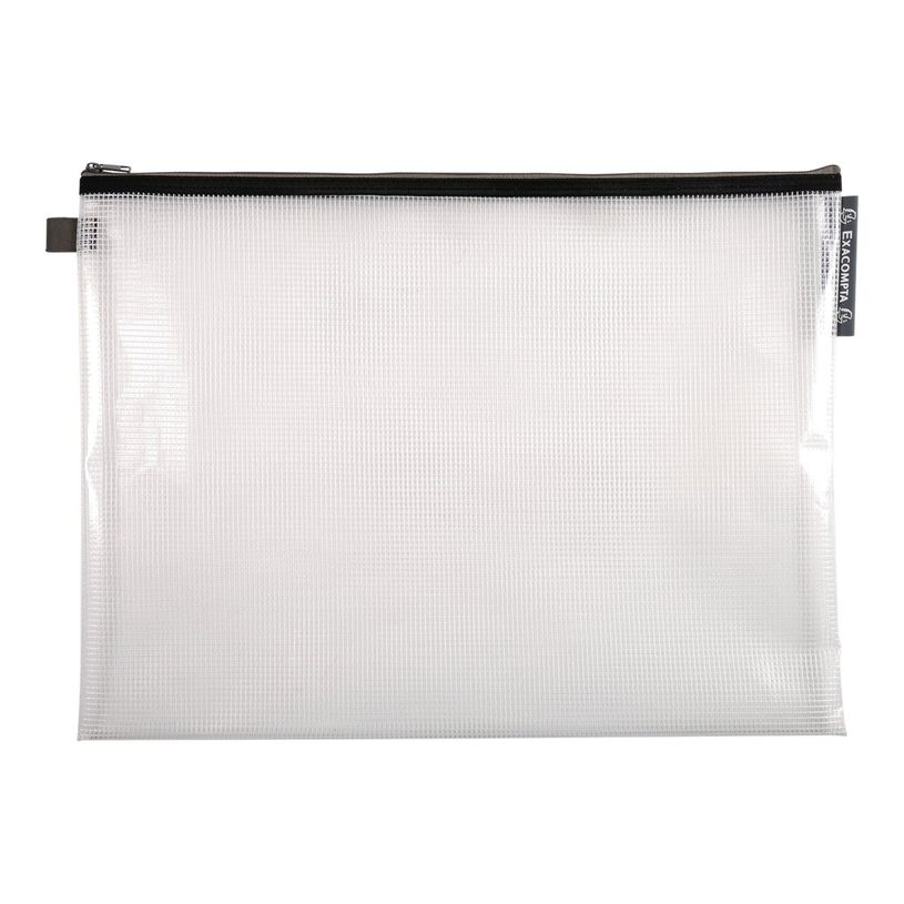 3130630341604-Exacompta - Pochette à fermeture éclair en plastique souple - A3 - disponible dans diff
