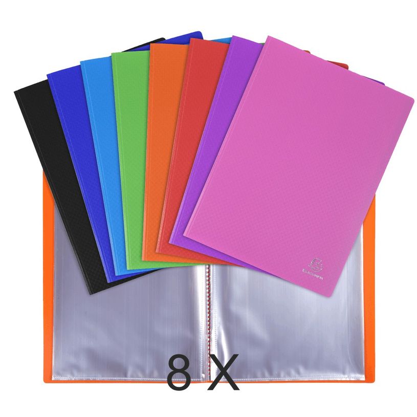 3130632088606-Exacompta Opak - 8 Porte vues - 120 vues - A4 - couleurs assorties-P_400011741_1-0