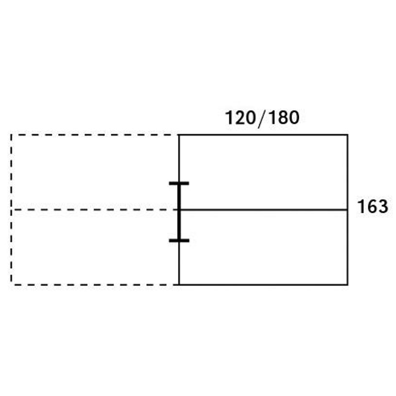 0404000122159-Bureau Bench IRIS - L120 cm - Plan suivant - Pieds aluminium - plateau imitation Erable-P_400012215_2-4