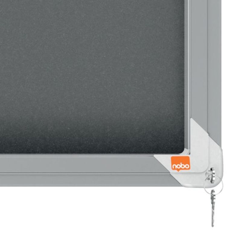 5028252611602-Nobo - Vitrine d'affichage - 18 feuilles A4 - surface en feutre gris - porte coulissante - 135,2 x 96,7--3