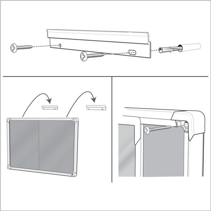 5028252611602-Nobo - Vitrine d'affichage - 18 feuilles A4 - surface en feutre gris - porte coulissante - 135,2 x 96,7--4