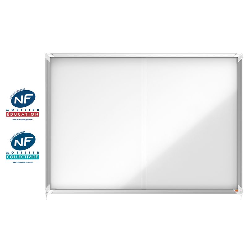 5028252063753-Nobo - Vitrine intérieure 18 A4 (1355 x 970 mm) - cadre aluminium fond métal-P_400013866_1-0