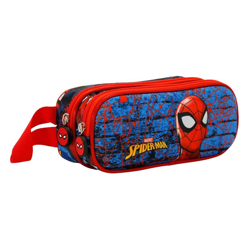 8445118021219-Spiderman - Trousse 3D - 2 compartiments - rouge - Karactermania-P_405114567_1-0