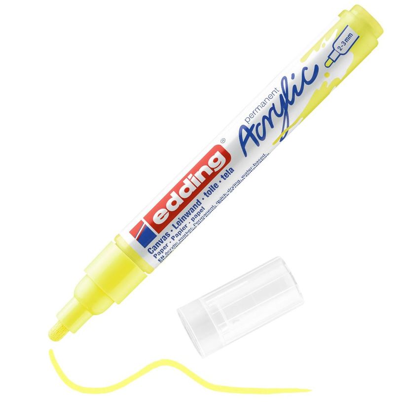 4057305027375-Edding 5100 - Marqueur acrylique - jaune fluo-P_405117071_4-3