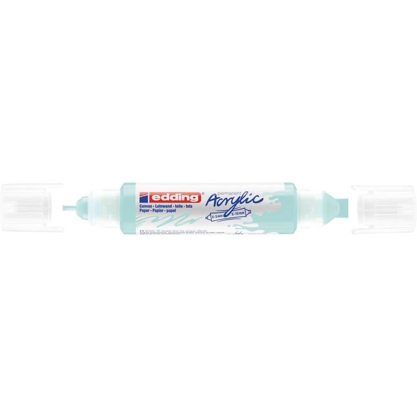 4057305028693-Edding 5400 3D liner - Marqueur acrylique à deux pointes - bleu pastel-P_405117131_1-0