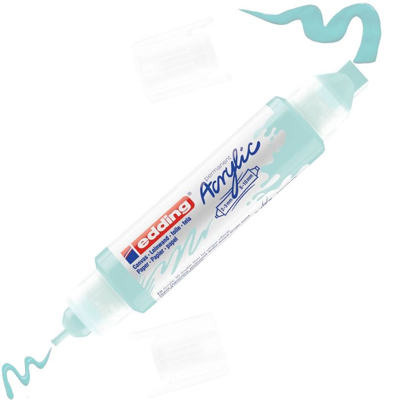 4057305028693-Edding 5400 3D liner - Marqueur acrylique à deux pointes - bleu pastel-P_405117131_4-3