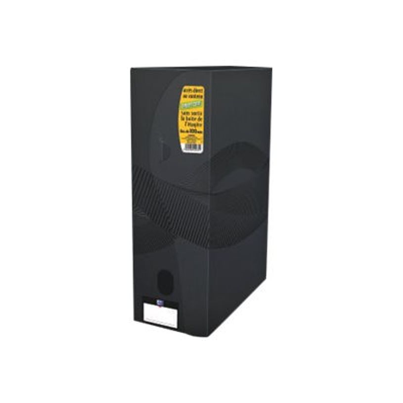 3045050459351-Oxford Osmose ReCyc+ - Boîte de classement plastique - dos 100 mm - noir-P_405117504_1-0