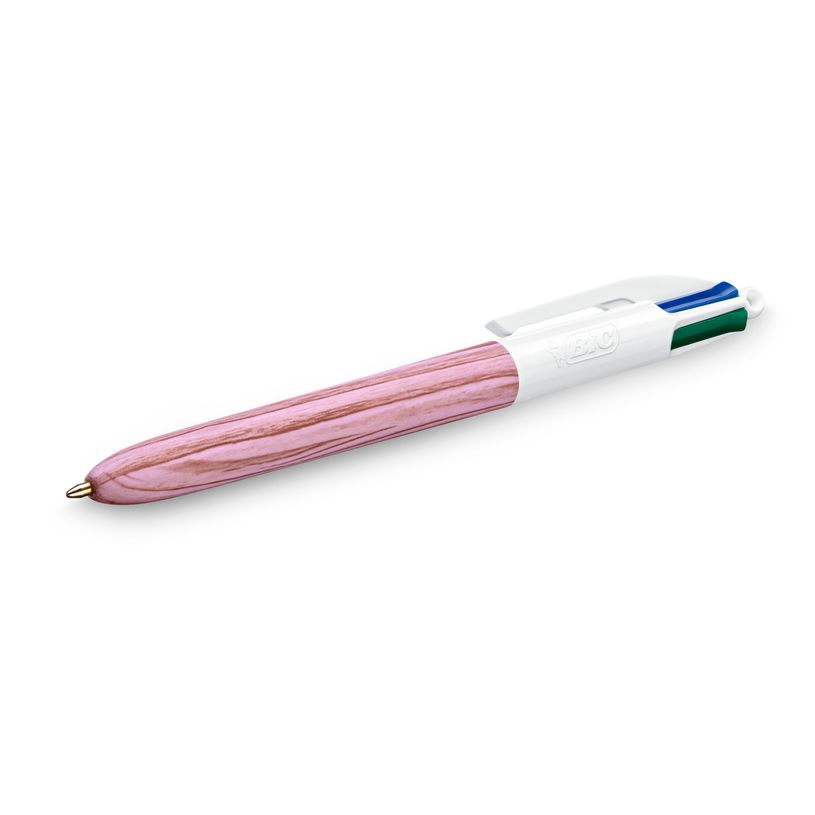 3086123694064-BIC 4 Couleurs Bois - Stylo à bille 4 couleurs effet bois - disponible dans différente-P_405118168_11-10