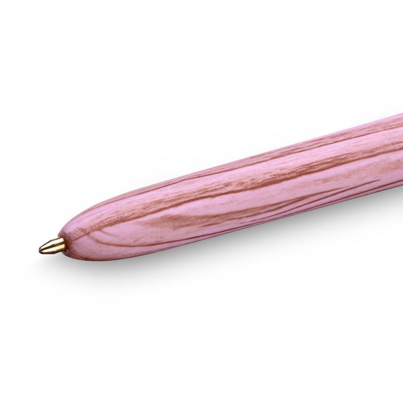3086123694064-BIC 4 Couleurs Bois - Stylo à bille 4 couleurs effet bois - disponible dans différente-P_405118168_12-11