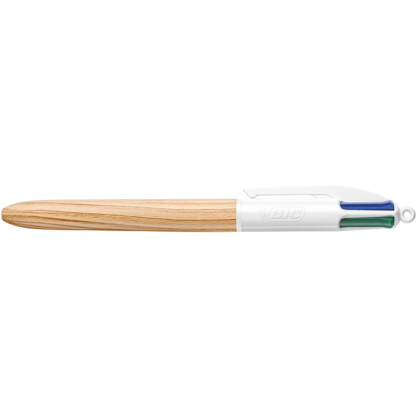 3086123694064-BIC 4 Couleurs Bois - Stylo à bille 4 couleurs effet bois - disponible dans différente-P_405118168_13-12