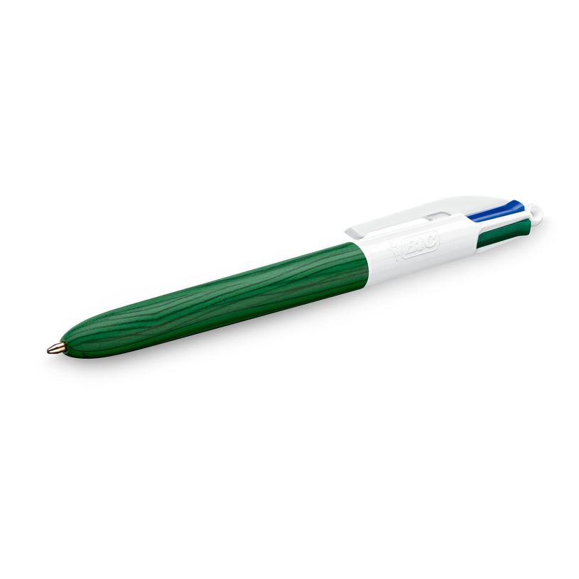 3086123694064-BIC 4 Couleurs Bois - Stylo à bille 4 couleurs effet bois - disponible dans différente-P_405118168_20-19
