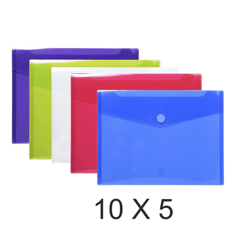 3130632564209-Exacompta - 10 Packs de 5 Pochettes perforées à scratch - A4 - couleurs assorties transl-P_405118361_1-0