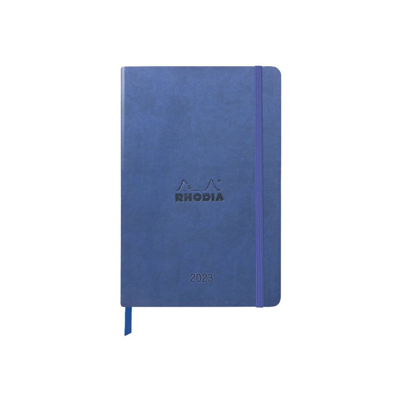 3037921941300-Agenda Rhodiatime - 1 semaine sur 2 pages à la verticale - 14,8 x 21 cm - bleu nuit - Rho-P_405118884_5-0