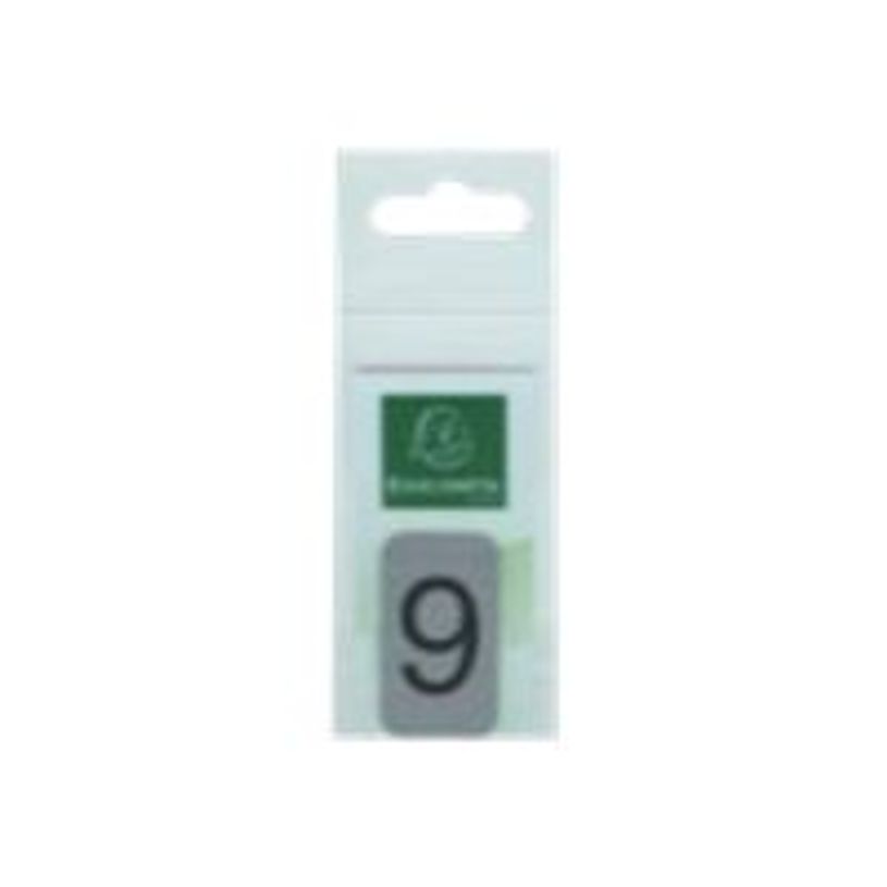 3130630671893-Exacompta - Plaque adhésive chiffre 9 - 25 x 44 mm - aluminium brossé-P_405121429_2-0