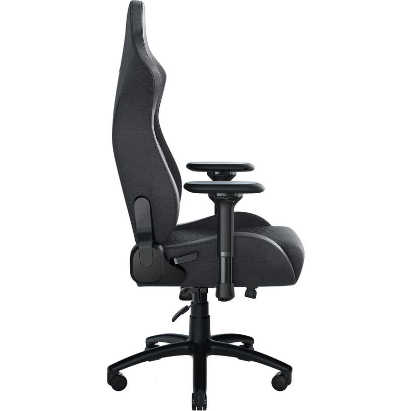 8886419354215-Fauteuil gamer ISKUR - accoudoirs réglables - gris foncé-P_405121619_2-1
