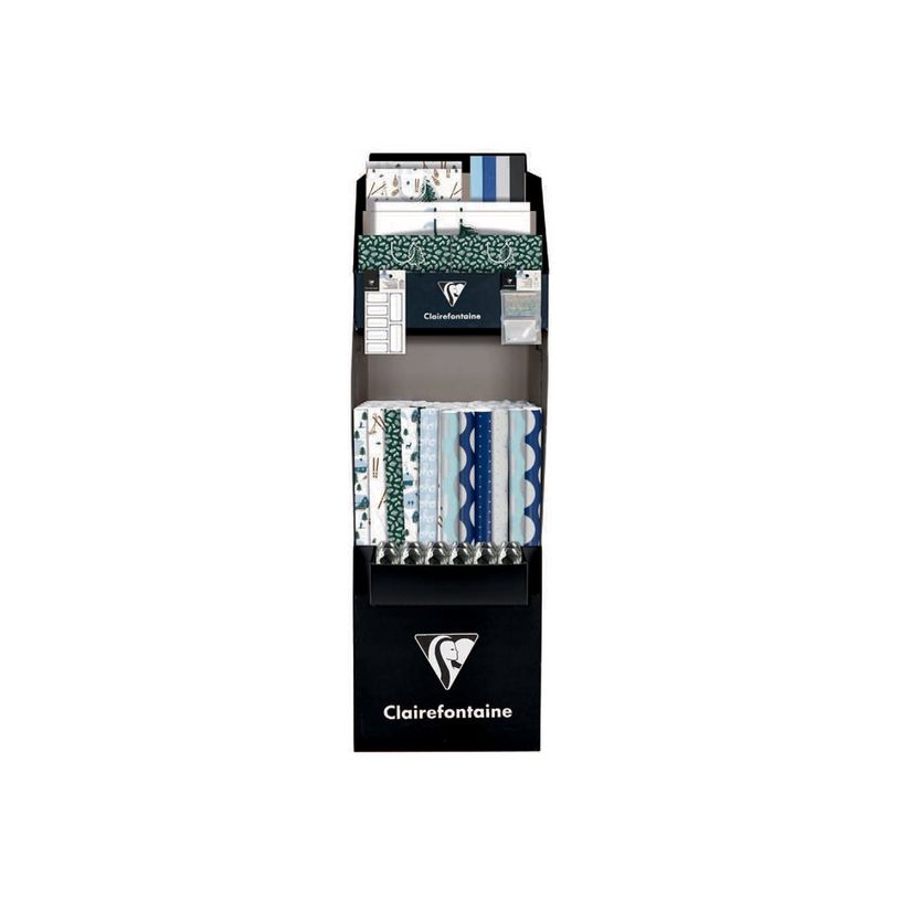 5033601005025-Clairefontaine - Sac cadeau - winter vert - 21,5 cm x 10,2 cm x 25,3 cm-P_405124589_2-1