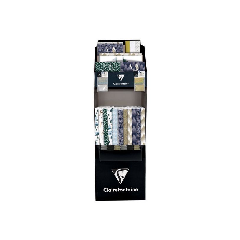 5033601005025-Clairefontaine - Sac cadeau - winter vert - 21,5 cm x 10,2 cm x 25,3 cm-P_405124589_3-2