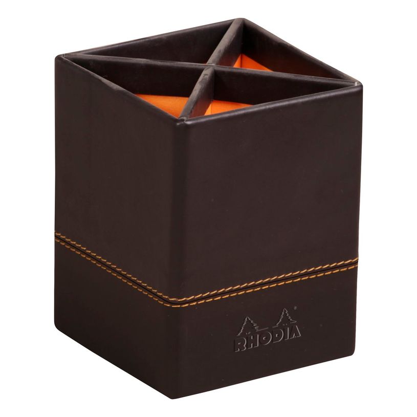 3037921188163-RHODIA Rhodiarama - Pot à crayons - noir - en polyuréthane-P_405129936_1-0