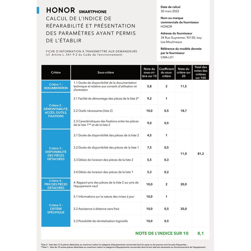 6936520805822-Honor X7 - Smartphone - 4G - 128 Go - argent titane-P_405131454_14-12
