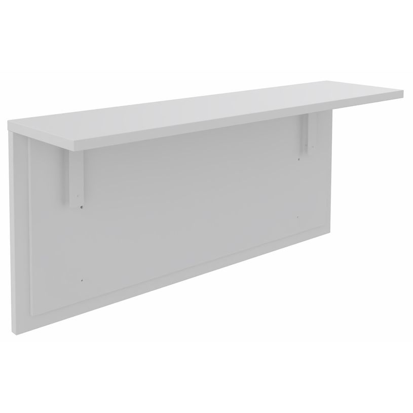 3253310333406-Tablette pour banque d'accueil OLA - réglable en hauteur - L140 x P30 cm - equerre blanche (A positionner sur module haut ou ret-P_405132742_1-0