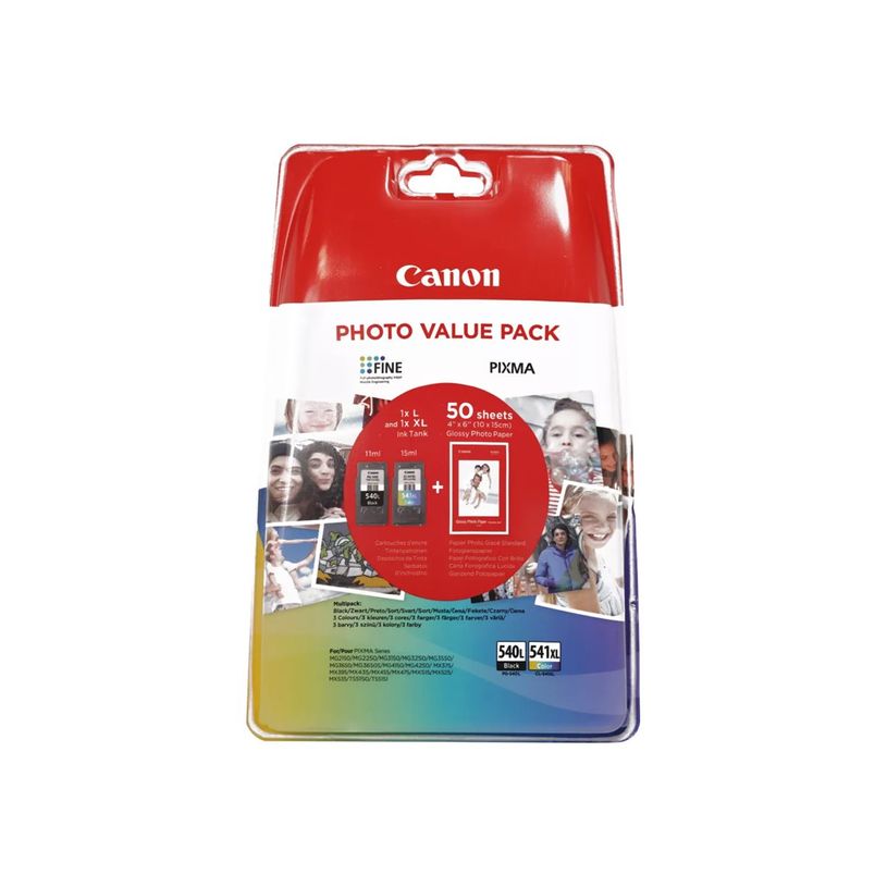 08714574669540-Canon PG-540L/CL-541XL - Pack de 2 - noir, couleur (cyan, magenta, jaune) - cartouche d'e-P_405134577_1-0