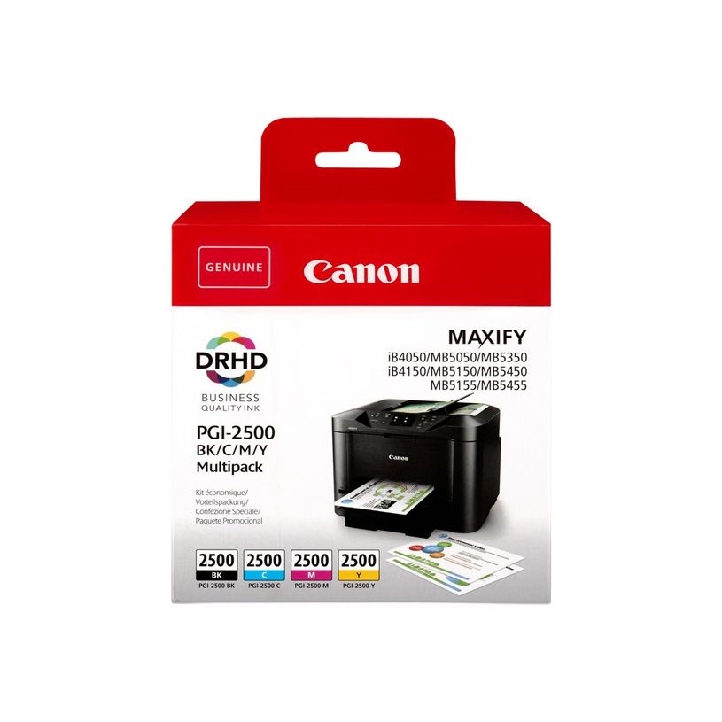 8714574652382-Canon PGI-2500 - pack de 4 - noir, jaune, cyan, magenta - cartouche d'encre originale-P_405139123_1-0