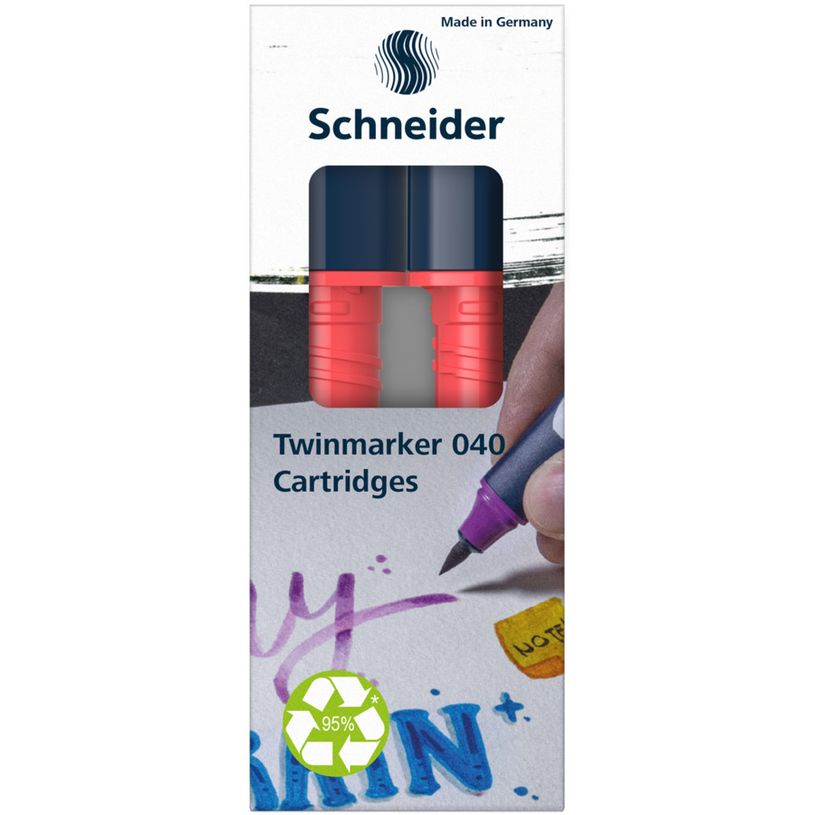 4004675159090-Schneider Paint-It 040 - pack de 2 cartouches de recharge Twin marker - 1 pointe ogive + 1-P_405142002_3-1