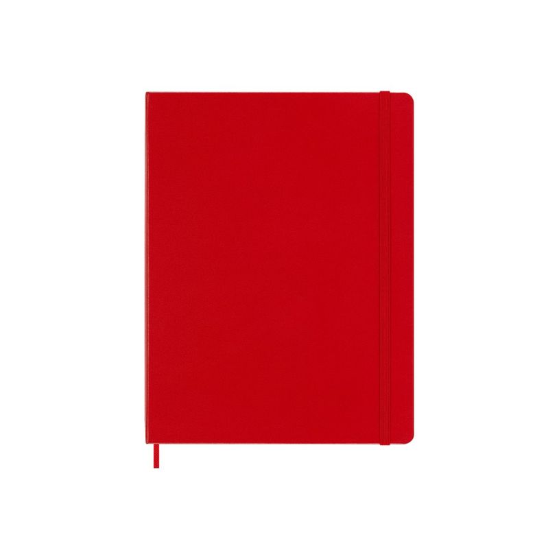 8055002855105-Moleskine Classic - cahier de notes - 19 x 25 cm - pages blanches - rouge-P_405145193_1-0