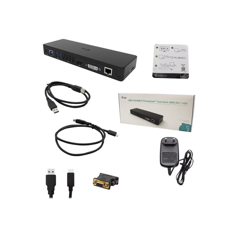 8595611704079-i-Tec - Station d'accueil - USB-C / Thunderbolt 3 - DVI, HDMI - GigE - Europe-P_405145447_1-8