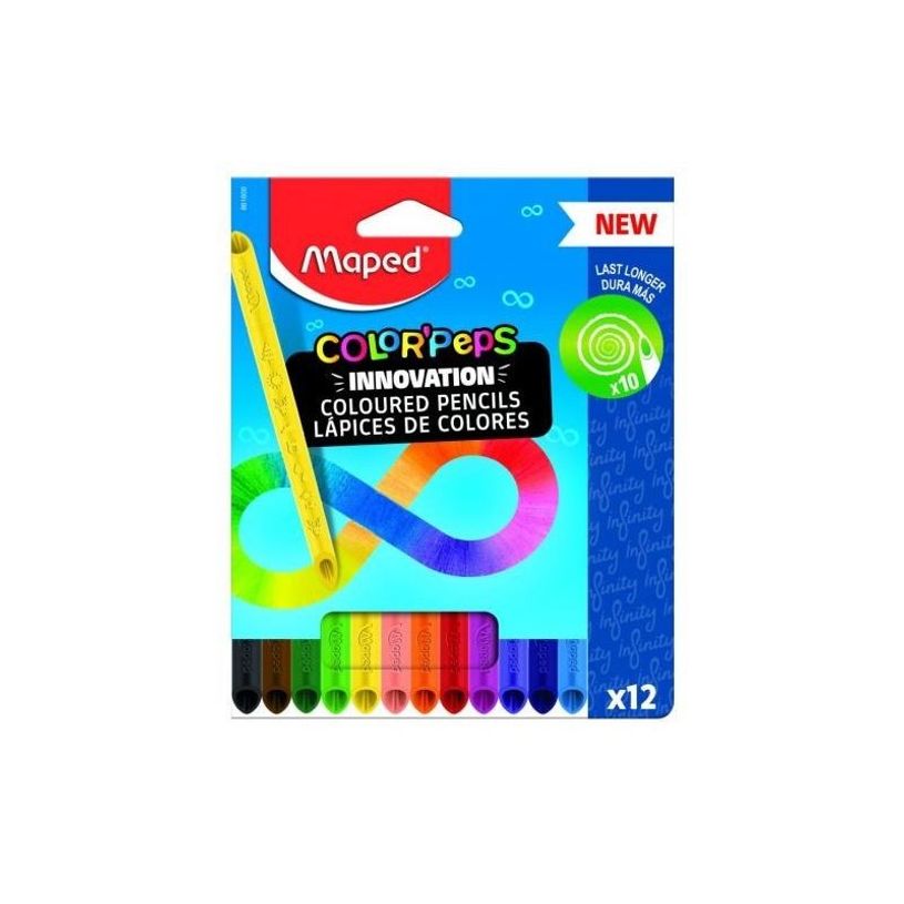 3154148616009-Maped Color'Peps Infinity - Crayon de couleur - couleurs assorties (pack de 12)-P_405146000_1-0